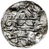 denar 976-982, mincerz Mauro; Hahn 22 - nie notuje tego stempla; srebro 20 mm, 1.32 g, gięty, lekk..