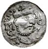 denar 1039-1042; Hahn 38A - nie notuje tego stempla; srebro 19 mm, 1.33 g, gięty