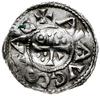 denar 1009-1024; Hahn 145.18; srebro 20 mm, 1.58 g, gięty, dwukrotnie uderzony stemplami z niewiel..