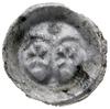 brakteat, ok. 1267-1277; Arkady z dwoma krzyżykami; BRP Prusy T4.2, Neumann 1.r, Sarbsk 38a, Wiele..