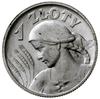 1 złoty 1925, Londyn; popiersie kobiety z kłosami; Parchimowicz 107b; wyśmienite