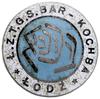 odznaka Łódzkiego Żydowskiego Towarzystwa Gimnastyczno Sportowego Bar Kochba, Łódź, założonego w 1..