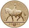 5 funtów 2002, Royal Mint; wybite na 50-lecie pa
