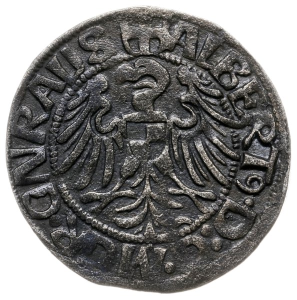 grosz 1520, Królewiec; ALBERT9 D G MGR GNRALIS /