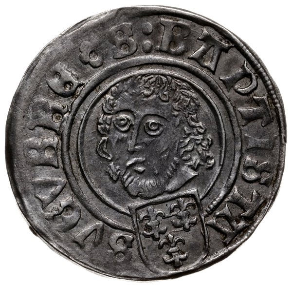 grosz, 1507, Nysa; odmiana z datą nad tarczą her