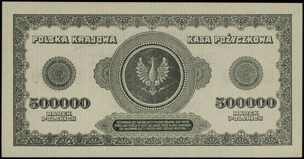 500.000 marek polskich 30.08.1923, seria T, numeracja 8194191
