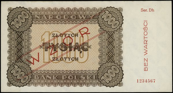 1.000 złotych 1945