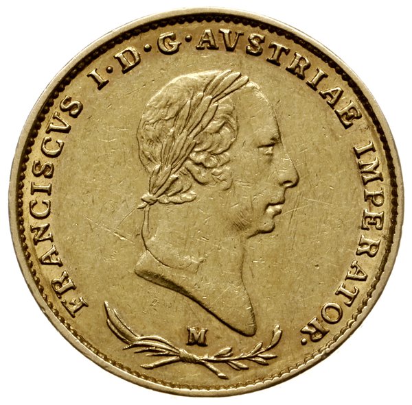 1/2 sovrano 1831 M, Mediolan