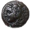 brąz 278-276 pne; Aw: Głowa Heraklesa w lewo, po