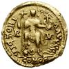 solidus 430-445, Ravenna; Aw: Popiersie cesarza w prawo, D N PLA VALENTINIANVS P F AVG; Rw: Cesarz..