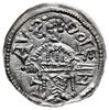 denar, z lat 1146-1157, Aw: Książę z mieczem trz