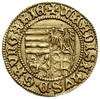 goldgulden bez daty (1443), Hermannstadt (węg. Nagyszeben); Aw: Czteropolowa tarcza herbowa, w oto..