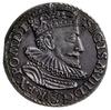 trojak 1593, Malbork; popiersie króla z pełnym zarostem; Iger M.93.1.b; patyna, bardzo ładnie zach..
