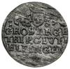 trojak 1631, Elbląg; u dołu rewersu znak menniczy kapelusz (mincmistrza elbląskiego Marcelego Phil..