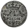 dwugrosz 1650, Wschowa; data u dołu rewersu, odmiana z napisem POLON; Kop. 1577 (R); bardzo ładnie..