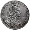 2/3 talara (gulden) 1701, Drezno; IL-H (inicjały Jana Lorenza Hollanda) pod tarczami, hak za napis..