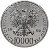 10.000 złotych 1986, Szwajcaria; Jan Paweł II; Parchimowicz 363Ab; srebro 28.23 g, stempel lustrza..