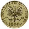1.000 złotych 1982, Szwajcaria; Jan Paweł II / półpostać w tiarze z krzyżem 3/4 w lewo/; Parchimow..