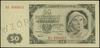 50 złotych 1.07.1948, seria DI, numeracja 000001