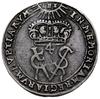 medal zaślubinowy 1637 r; Aw: Monogramy Władysława IV i Cecylii Renaty pod koroną, u góry promieni..