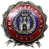 Lwów; odznaka pamiątkowa PRO PUBLICO BONO 1915 dla urzędników Biura Chlebowego oraz dla  Prezesów ..