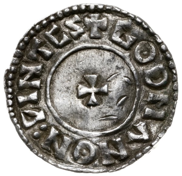 denar typu small cross, 1009-1017, mennica Winchester, mincerz Godman