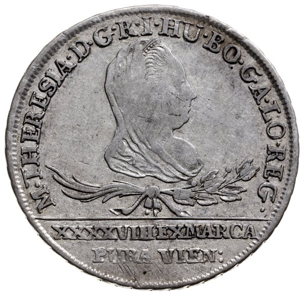 30 krajcarów (dwuzłotówka) 1776, Wiedeń