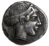 drachma ok. 465-440; Aw: Głowa nimfy w prawo; Rw