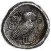 drachma ok. 465-440; Aw: Głowa nimfy w prawo; Rw