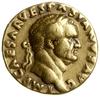 aureus, ok. 70 r., Rzym; Aw: Głowa cesarza w prawo, IMP CAESAR VESPASIANVS AVG; Rw: Pax siedząca w..