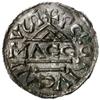 denar 1002-1009, mincerz Mag; Krzyż z kółkiem, dwoma trójkątami i potrójnymi kulkami w kątach / Da..