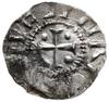 denar, 1014-1024; Aw: Krzyż z kulkami w kątach, HEINIRIC; Rw: Napis poziomy SCA COLONIA i rozetka;..