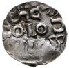 denar, 1014-1024; Aw: Krzyż z kulkami w kątach, HEINIRIC; Rw: Napis poziomy SCA COLONIA i rozetka;..