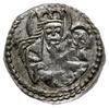 halerz 1420-1423, Lubin; Aw: Madonna z dzieciątkiem; Rw: Orzeł na wprost z głową w lewo; Frynas S...