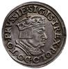 trojak 1536, Gdańsk; popiersie króla z wąską głową, końcówka na awersie TO PRVSSIE; Iger G.36.2.k ..