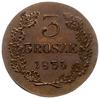 3 grosze 1835, Wiedeń; odmiana z wieńcem otaczającym nominał i datę; Bitkin 8 (R3), Iger WMK.35.2...