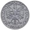 50 groszy 1938, Warsawa; nominał w wieńcu, na rewersie wypukły napis PRÓBA; Parchimowicz P121c (na..
