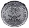 1 złoty 1957, Warszawa; Parchimowicz 213a; aluminium, najrzadszy rocznik, piękny egzemplarz, monet..