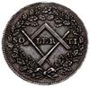 medal nagrodowy -SOLERTI - Zręcznemu, (ok 1770 r.), niesygnowany, Aw: W wieńcu laurowym monogram k..