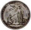 medal wybity z okazji odbudowy Gniezna w 1823 r., po pożarze z 1819 r., autorstwa Wolansiego, G.Lo..
