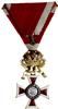 Order Leopolda Krzyż Kawalerski, wersja z dekoracją wojenną w postaci gałązek laurowych tzw. Krieg..