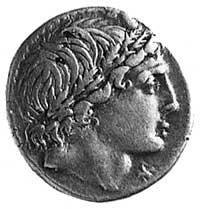 L. Memmius (109-108 p.n.e.), denar, Aw: Głowa mę