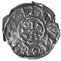 król Henryk II 1002-1009, denar, Aw: Kapliczka, 