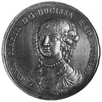 medal nie sygnowany (Jan Höhn junior) wybity prawdopodobnie w 1665 r. z okazji ślubu księcia Bogus..