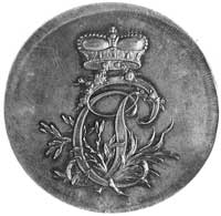 medal nie sygnowany autorstwa Holzhaeussera wybity w 1767 r. na zamówienie gen. Jan Jordana z okaz..