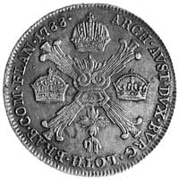 ćwierćtalar 1788, Krzemnica, Aw: Popiersie i napis, Rw: Krzyż Burgundzki, korony i napis, Her.208,..