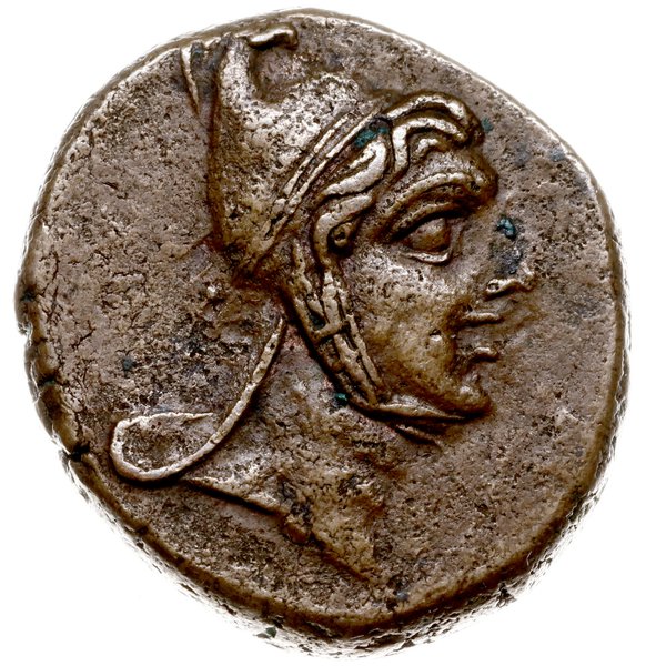 brąz ok. 85-65 pne; Aw: Głowa Perseusza w czapce