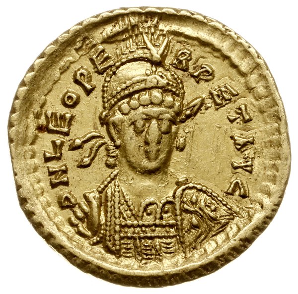 solidus 462-466, Konstantynopol; Aw: Popiersie n