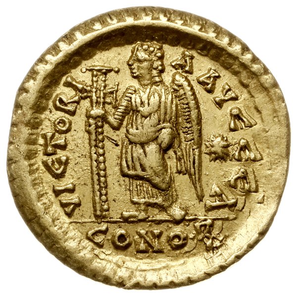 solidus 462-466, Konstantynopol; Aw: Popiersie n