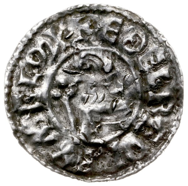 denar typu crux, 991-997, mennica Thetford, mincerz Godman